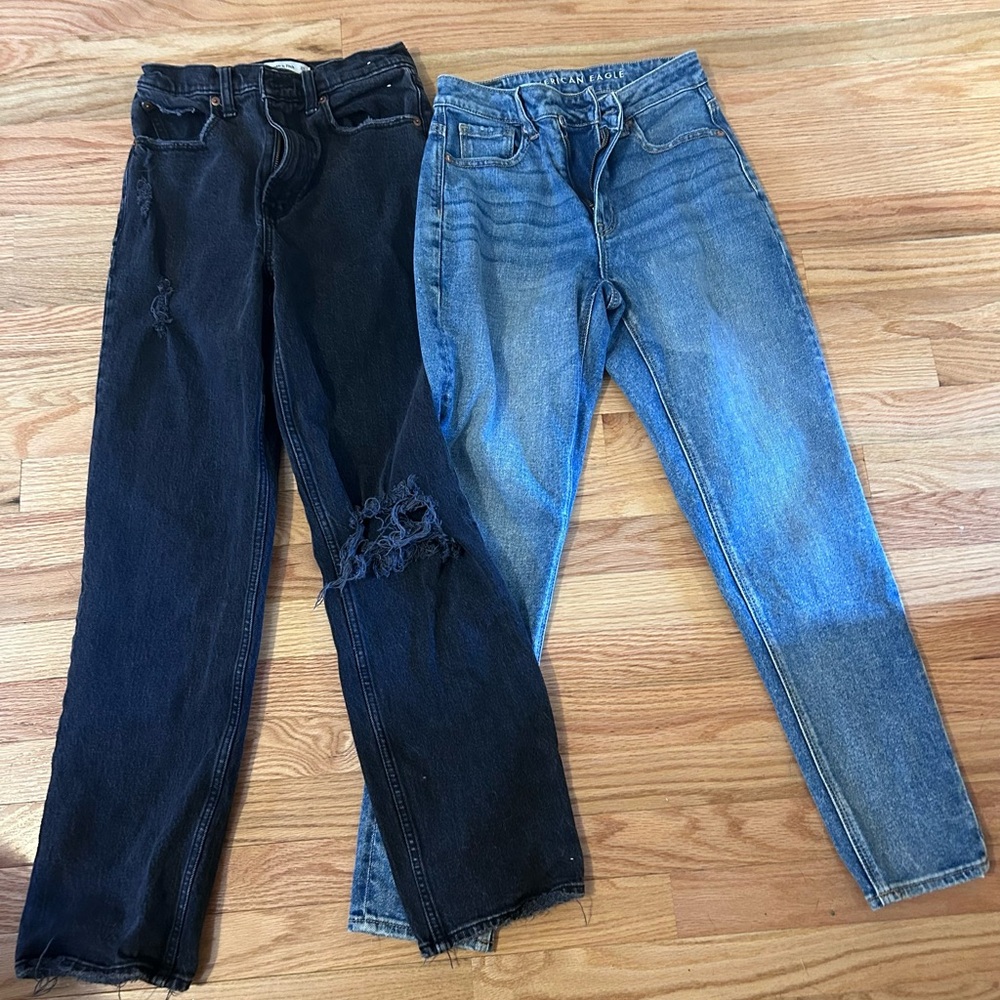 American Eagle and Abercrombie jeans bundle